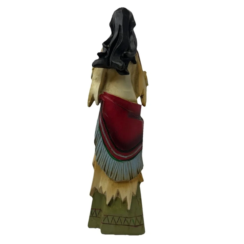 Pacific Rim Cubist Native American Indian Woman & Chief 9